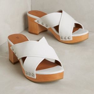 Frye block heel sandals